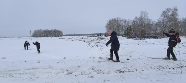 Лыжная прогулка.